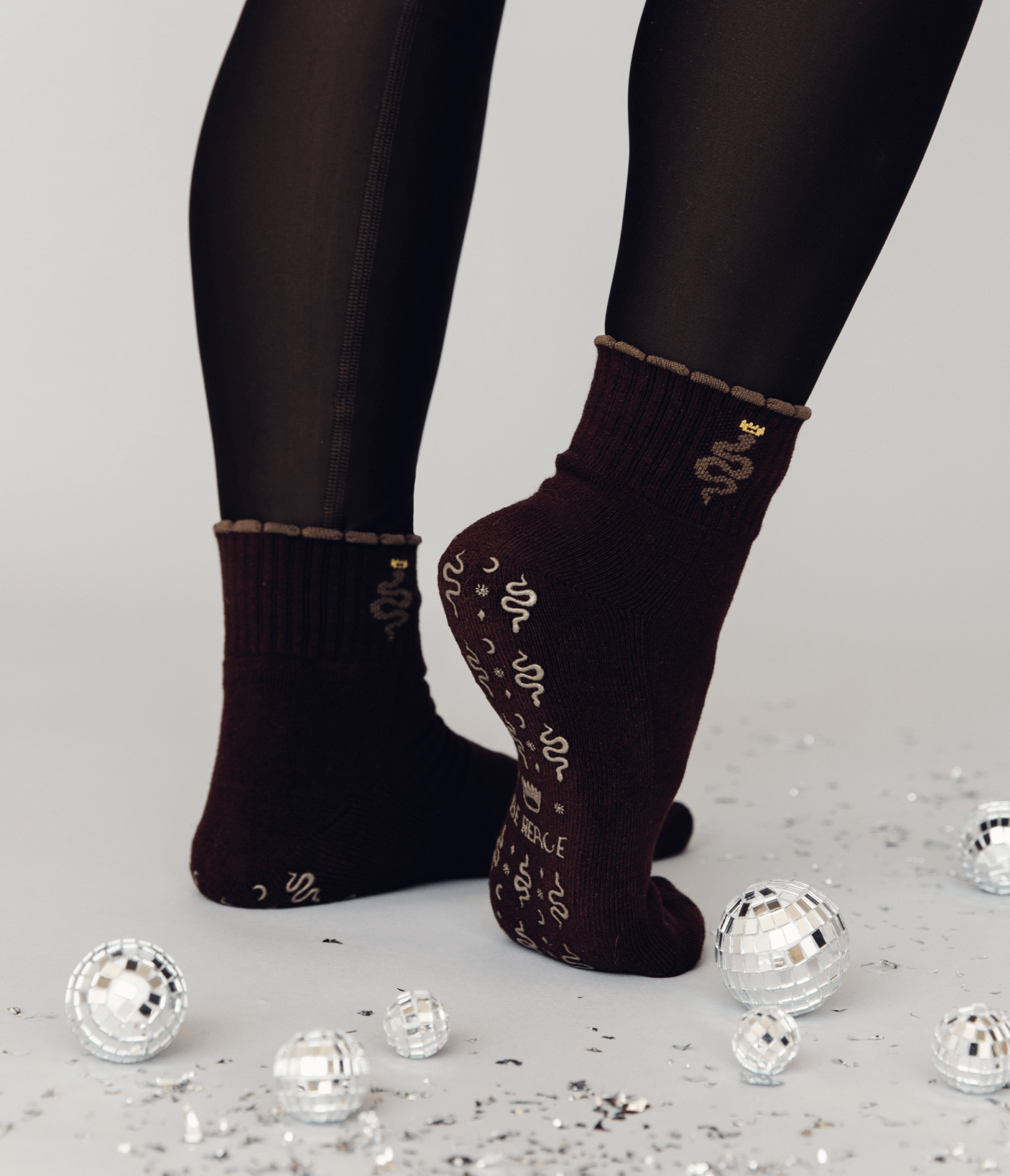 Be Fierce Pilates Sock