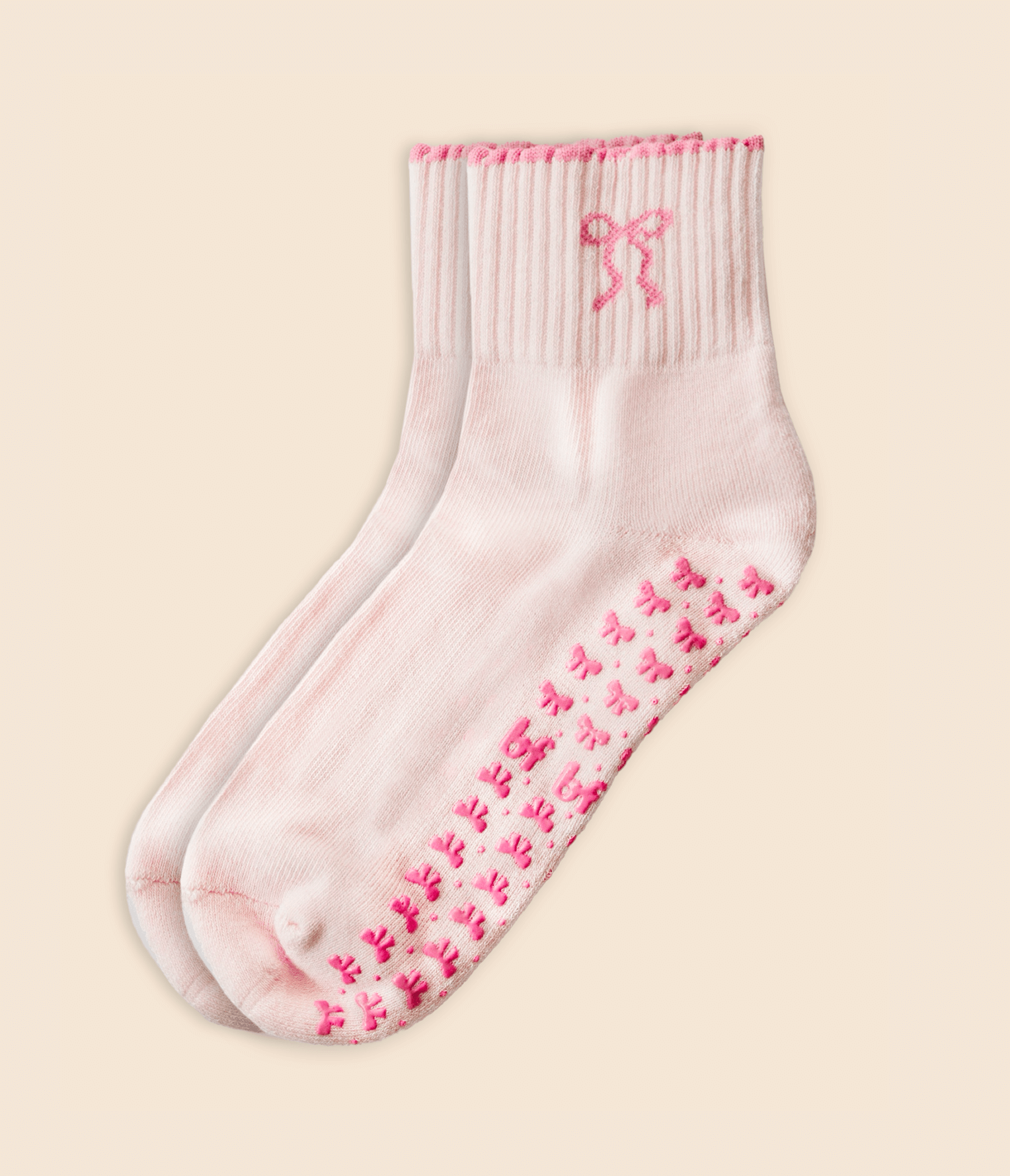 Bow sock flat lay product image