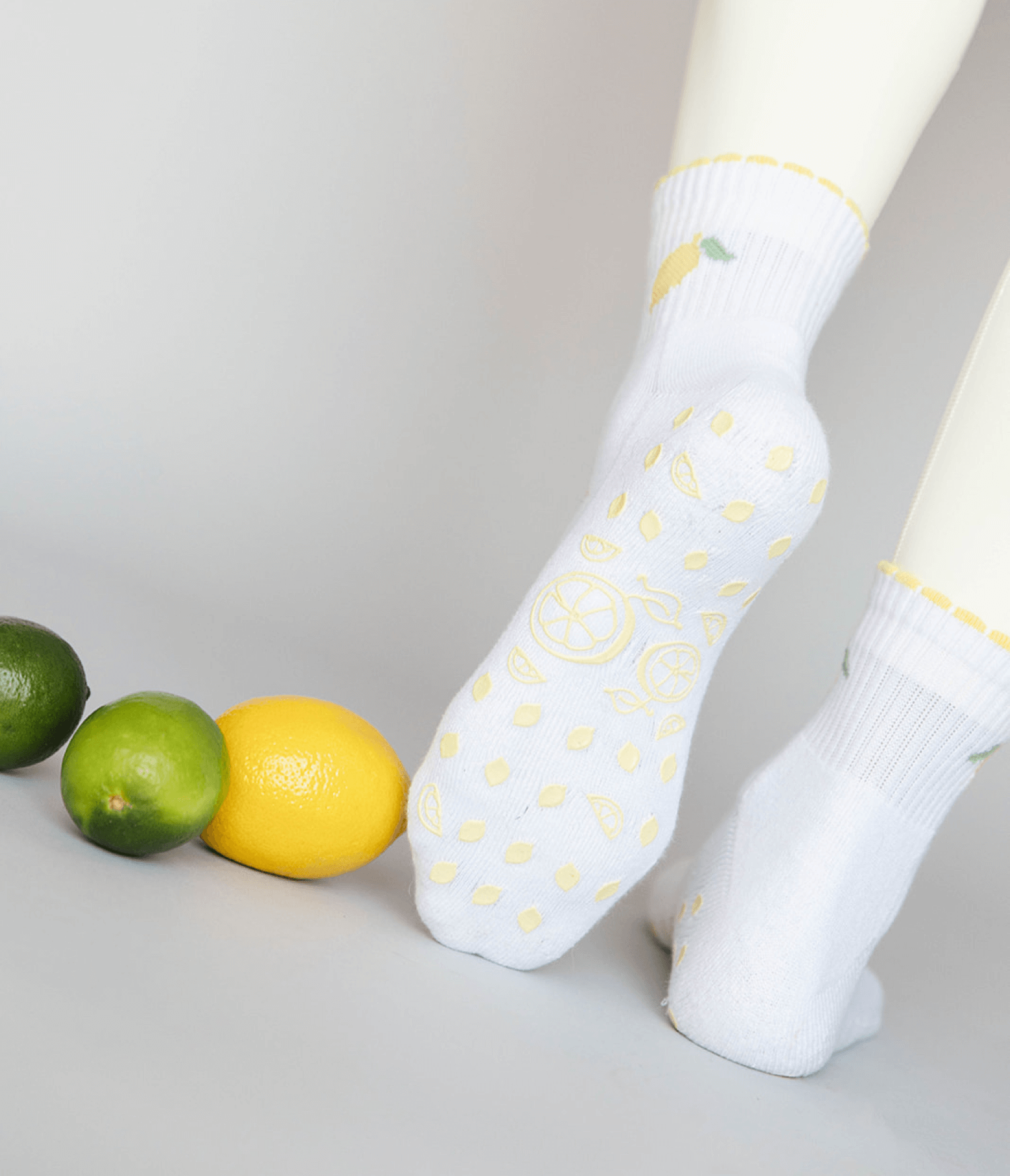 Lemon Drop Pilates Sock