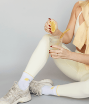Lemon Drop Pilates Sock